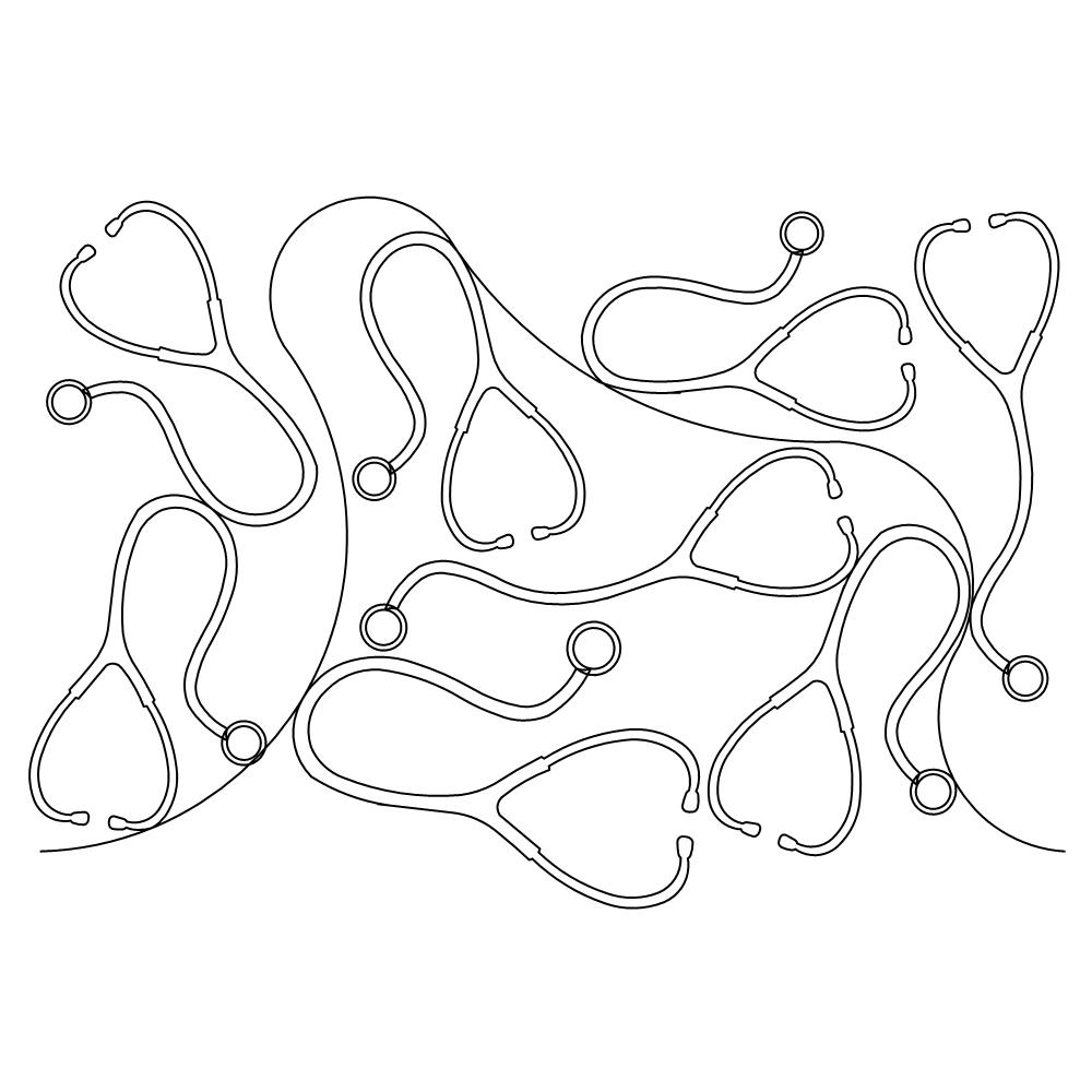 stethoscope pano 001 Digital Pattern Sweet Dreams Quilt Studio Edge